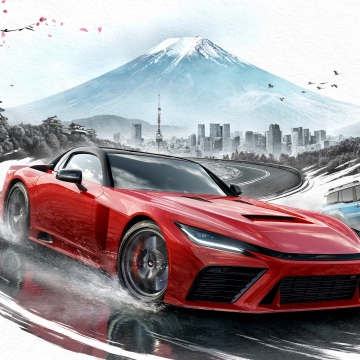 Forza Horizon 6, Cover Art, Toyota GR GT, Toyota Land Cruiser Prado, 2026 Games, Mount Fuji, Japanese