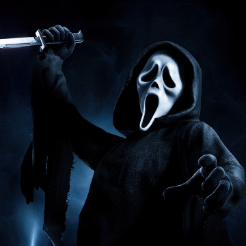 Ghostface, Scary, Dark background, Scream, Horror Movies, Gothic, 5K
