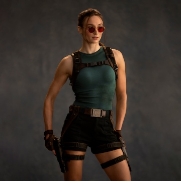 Sophie Turner, Lara Croft, 5K, 8K, Amazon Original Series, 2026 series