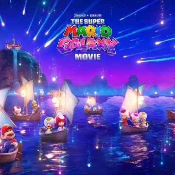 The Super Mario Galaxy Movie, Key Art, 2026 Movies, Animation movies