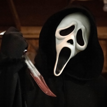 Ghostface, Horror, Halloween costume, Bloody, Hooded Man, 5K, Scream, Scary mask