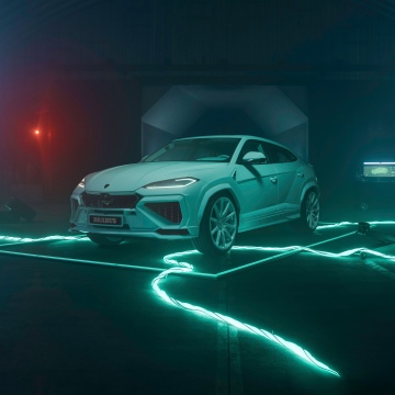 Brabus 900 MINT, Lamborghini Urus SE, 5K, 2026, Neon lighting, Dark theme