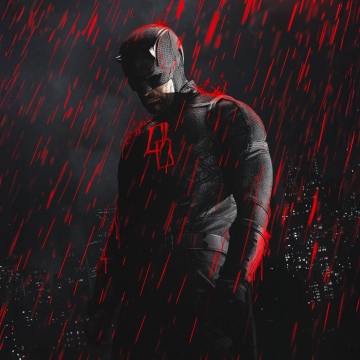 Daredevil: Born Again, Matt Murdock, Season 2, 2026 series, Dark background, 5K