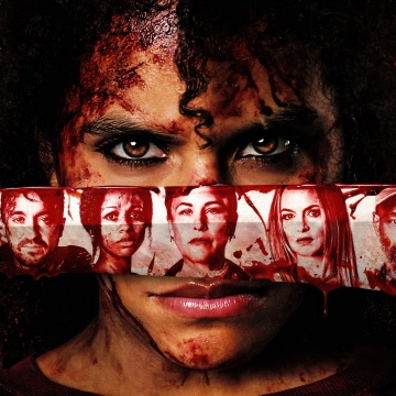 They Will Kill You (2026), Zazie Beetz, 5K, Movie poster, Blood, Red background