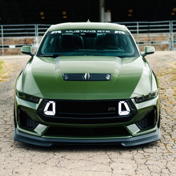 Ford Mustang RTR Spec 3, 5K, Performance car, Olive green