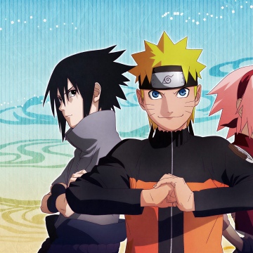 Naruto Shippuden, Naruto Team 7, Anime poster, Sakura Haruno, Sasuke Uchiha, Naruto Uzumaki