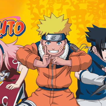 Naruto, Classic, Sakura Haruno, Naruto Uzumaki, Sasuke Uchiha, Anime poster