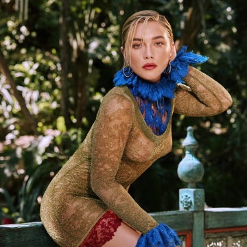 Florence Pugh, iPhone wallpaper 5K