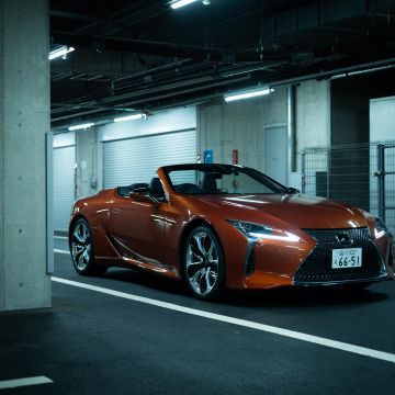 Lexus LC 500 Convertible, Luxury cars, 2020, 5K, 8K