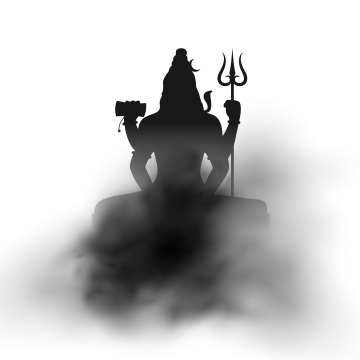 Lord Shiva, 8K, White background, Silhouette, Minimalist, Spiritual, Hindu God, Hinduism, Mahadev