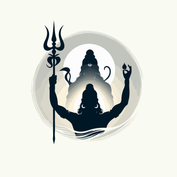 Lord Shiva, Mahadev, Spiritual, Silhouette, Minimalist, Hindu God, 5K, 8K