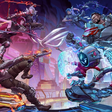 ASUS ROG, ROG SAGA Heroes Showdown, Official, Illustration, Artwork