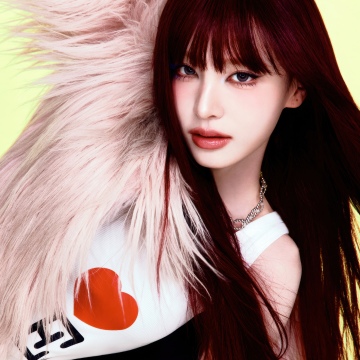 Liz - Bangers, IVE (K-pop), 5K, Yellow background, Liz (IVE)