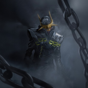 The Batman Who Laughs, Supervillain, DC Comics, 5K, Dark background