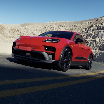 Porsche Macan GTS, 2026, 5K, Red cars