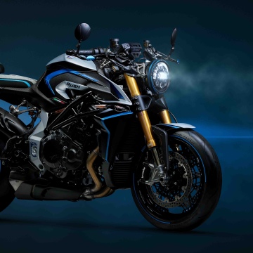 MV Agusta Rush Titanio, 2026, 5K, Motorcycle, Naked bikes, Dark blue