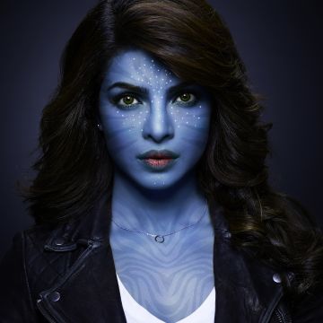 Priyanka Chopra, Indian actress, Avatar, CGI, Portrait, Bollywood actress