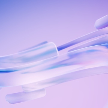 Glossy, Refraction, Gradient background, Fluidic, Purple, Blue, Translucent, Modern, Microsoft Design