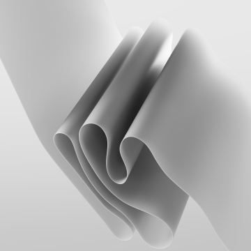 Folded paper, Monochrome, Minimalist, Simple, Microsoft Design