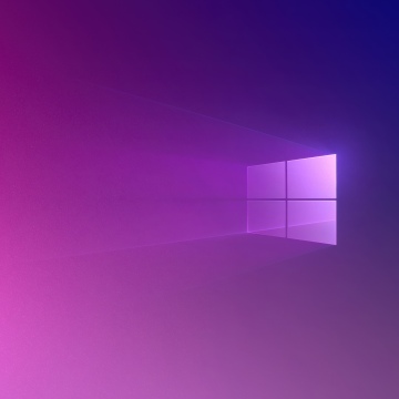 Windows 10, 5K, Gradient background, Pink gradient, Windows logo