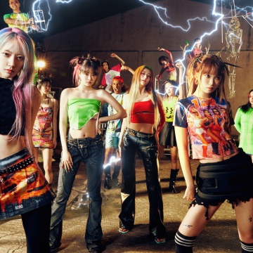 Crazy (Le Sserafim), Group, Sakura Miyawaki, Kim Chaewon, Huh Yunjin, Hong Eunchae, Kazuha, Le Sserafim