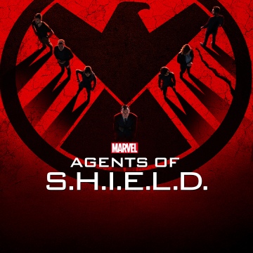 Agents of SHIELD, TV series, Marvel Cinematic Universe, Red background