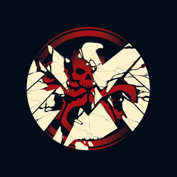 Agents of SHIELD, Hydra, Dark background, 5K, Marvel Comics