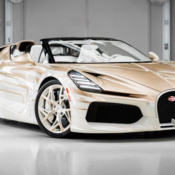 Bugatti W16 Mistral "La Perle Rare", 8K, One off cars, 5K, Bugatti W16 Mistral