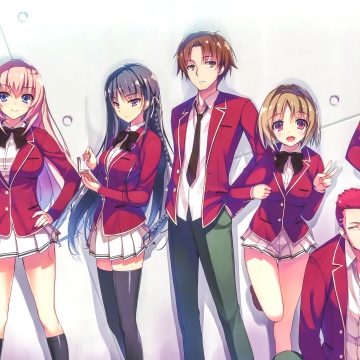 Classroom of the Elite, Character poster