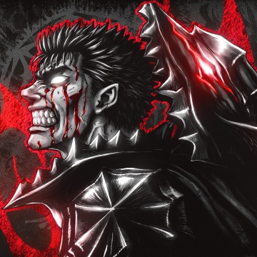 Guts, Illustration, Berserker Armor, 5K
