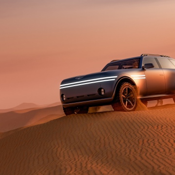 Genesis X Gran Equator Concept, 5K, Desert, Futuristic