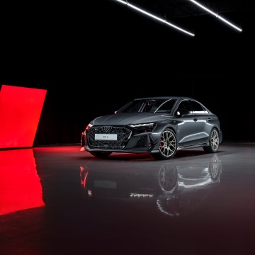 Audi RS 3 Sedan, 2026, 5K, 8K, Dark background