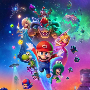 The Super Mario Galaxy Movie, Movie poster, 2026 Movies, Animation movies