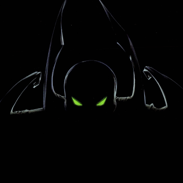 Spawn, Superhero, Black background, AMOLED, 5K