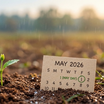 May 2026 Calendar, Rainy day