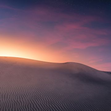 Desert, Sand, Canary Islands, Spain, Sunlight, Stars, Landscape, 5K