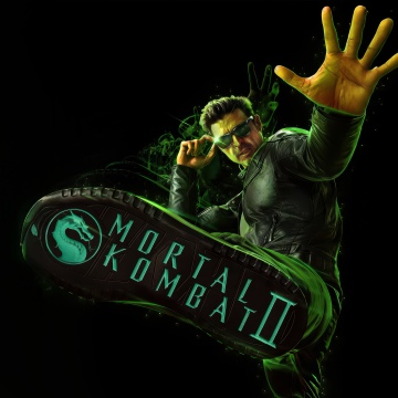 Karl Urban, Johnny Cage, Mortal Kombat II, 2026 Movies, Dark background, 5K