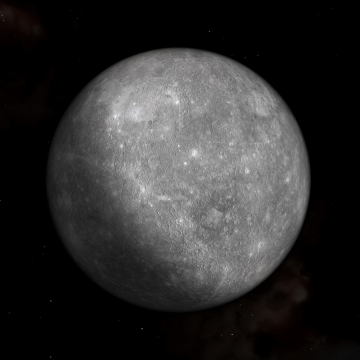Planet Mercury, Dark background, Huawei MatePad Edge, Stock, 5K