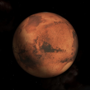 Mars, Red planet, Dark background, Huawei MatePad Edge, Stock, 5K