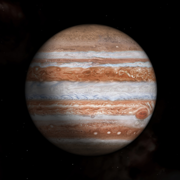 Jupiter, Dark background, Huawei MatePad Edge, Stock, 5K