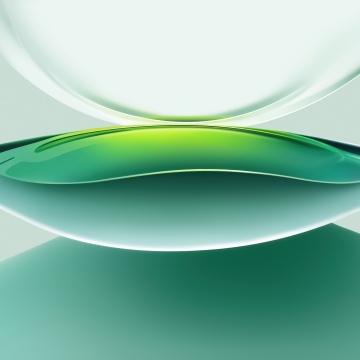 Light green, Abstract design, Honor MagicBook Pro, Stock, 5K