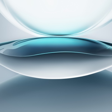 Light blue, Abstract design, Honor MagicBook Pro, Stock, 5K