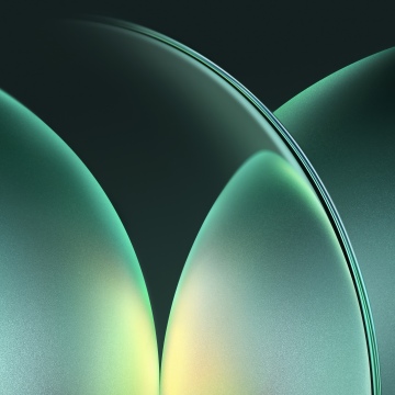 Sage green abstract, Dark theme, Modern design, Honor MagicBook Pro, 5K