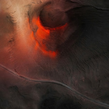 Volcanic, Landscape, Iceland, Aerial Photography, Lava, Honor MagicBook Pro, Stock, 5K