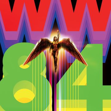 Wonder Woman 1984, DC Comics, Black background, 2020 Movies, 5K