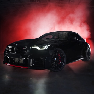 BMW M2 RR Edition, 2026, 5K, 8K, Black cars, Dark background