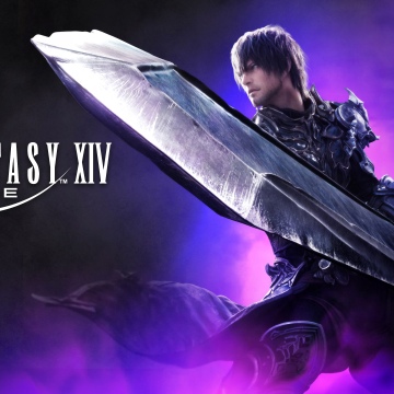 Final Fantasy XVI Online, Clive Rosfield, Purple background