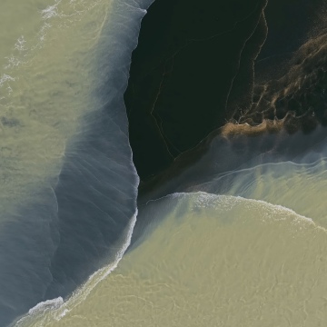Black volcanic sand, Aerial Photography, Coastal, Iceland, 5K, Google Pixel 11 Pro Fold