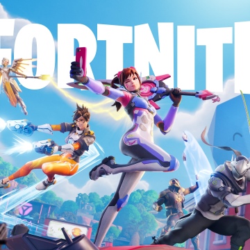 Fortnite, Overwatch, Crossover, 2026 Games, Tracer, Genji, Mercy, DVa