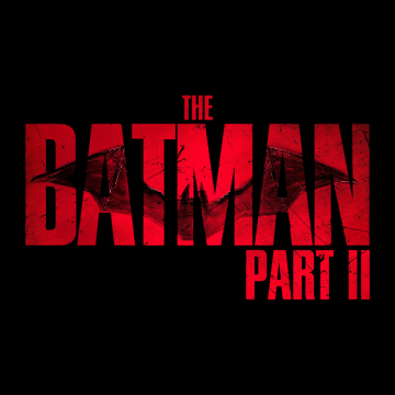 The Batman: Part II (2027), Logo, 5K, Black background, DC Comics, 2027 Movies